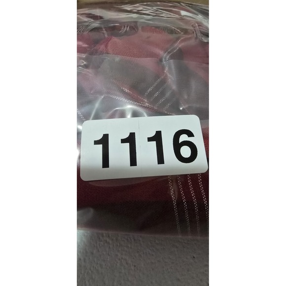 J Jill Top Womens Large Red Plaid Layered Tunic Dress Long Sleeve Pockets Boho‎ - Picture 7 of 7